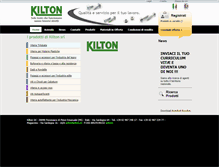 Tablet Screenshot of kilton.it